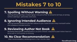 book review mistakes that lose reader trust